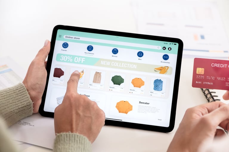 Online shopping with payment